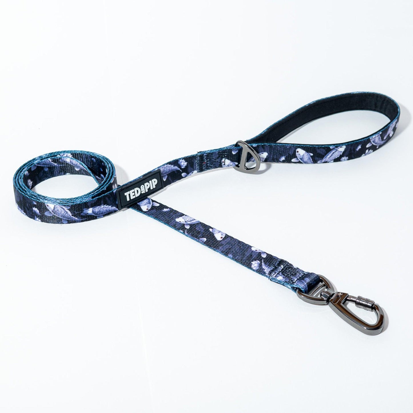 Koi Serenity - Stylish Lead & Collar Set - Ted & Pip - Stylish Premium Dogwear