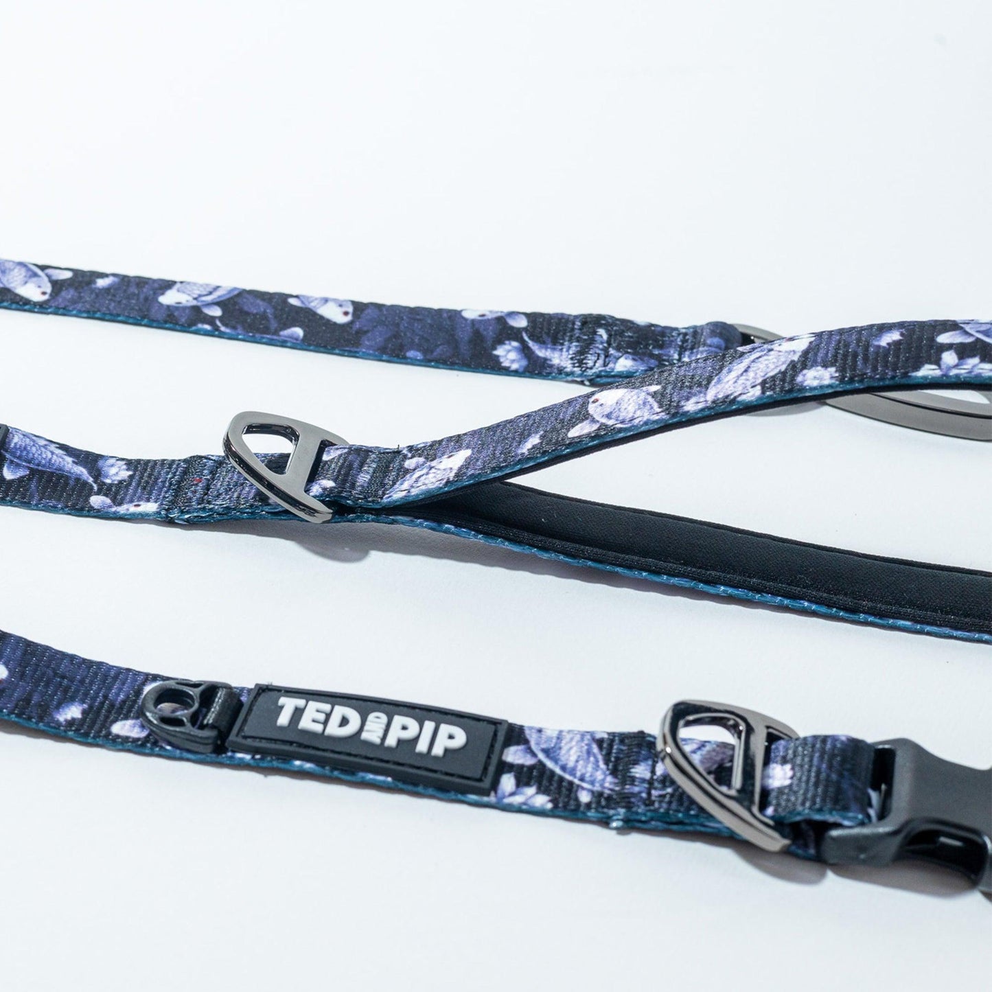 Koi Serenity - Stylish Lead & Collar Set - Ted & Pip - Stylish Premium Dogwear