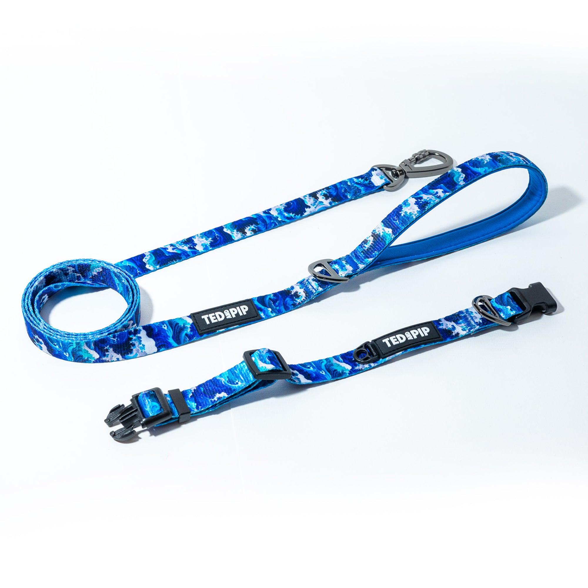 Ocean Waves - Stylish Lead & Collar Set