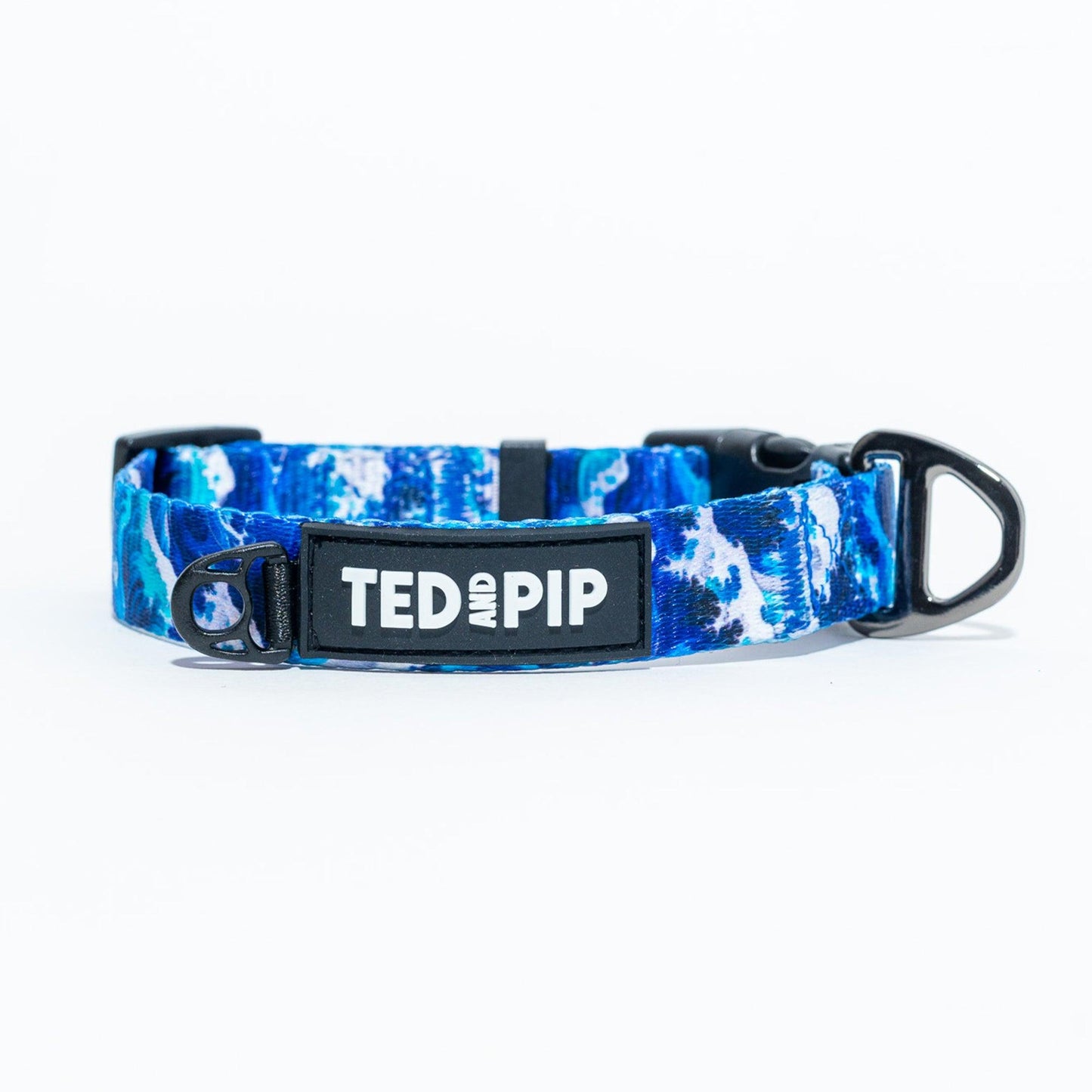 Ocean Waves - Stylish Dog Collar - Ted & Pip - Stylish Premium Dogwear