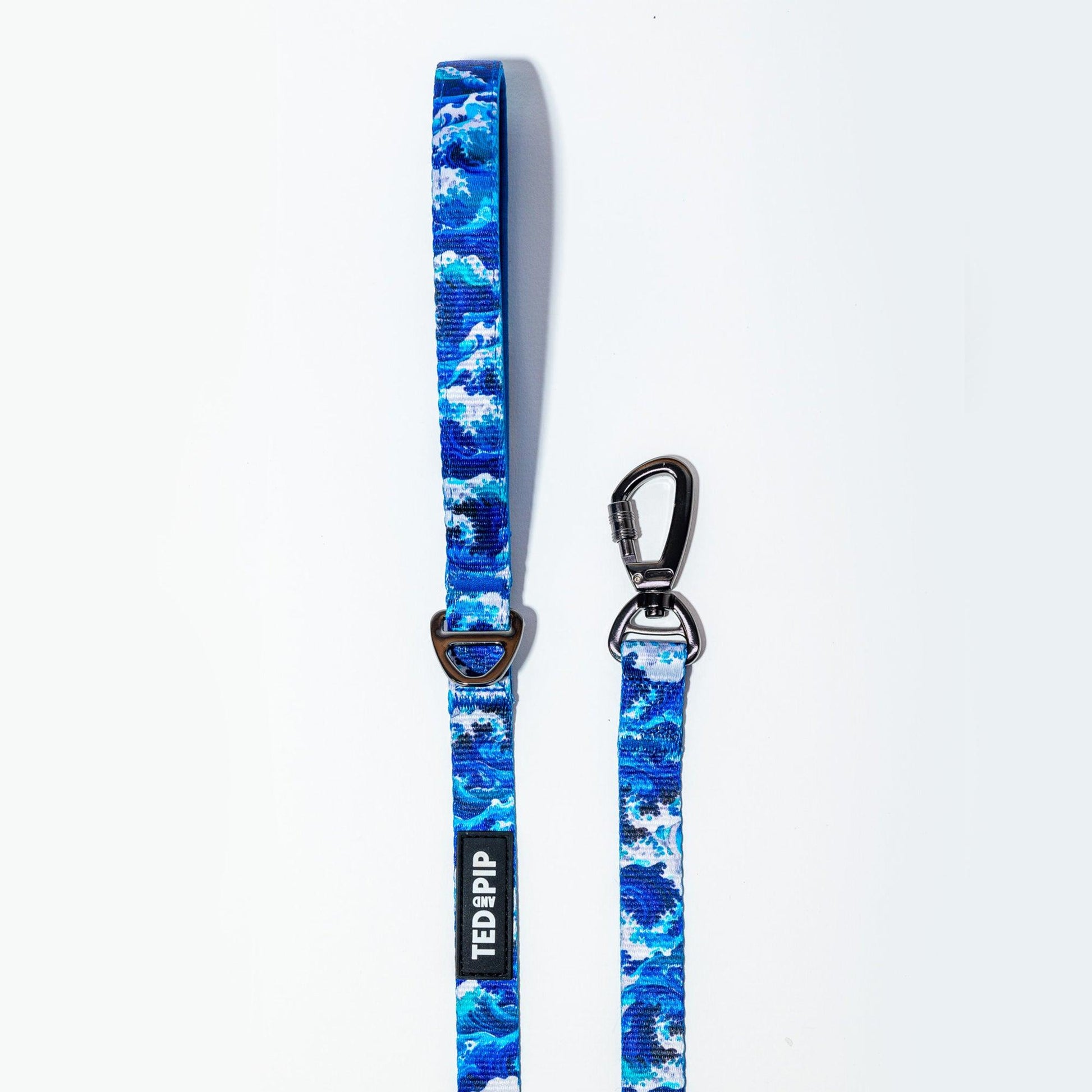 Ocean Waves - Stylish Dog Lead - Ted & Pip - Stylish Premium Dogwear