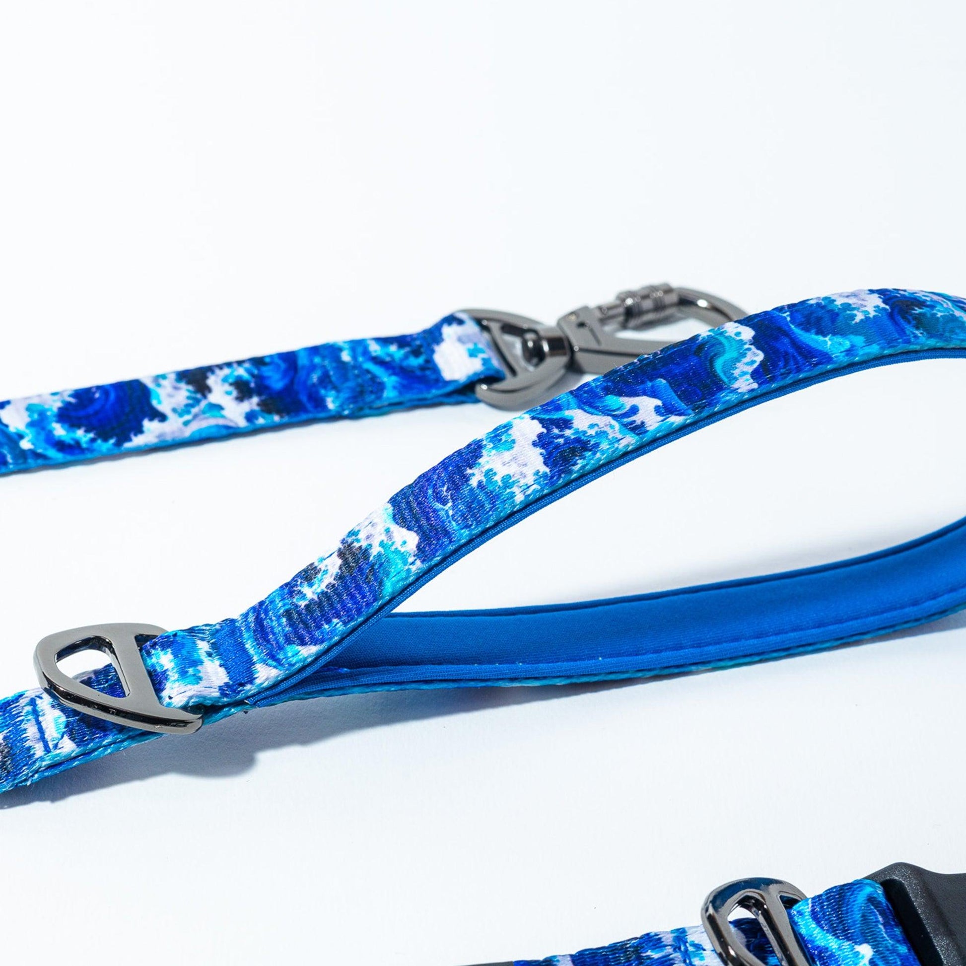 Ocean Waves - Stylish Lead & Collar Set - Ted & Pip - Stylish Premium Dogwear