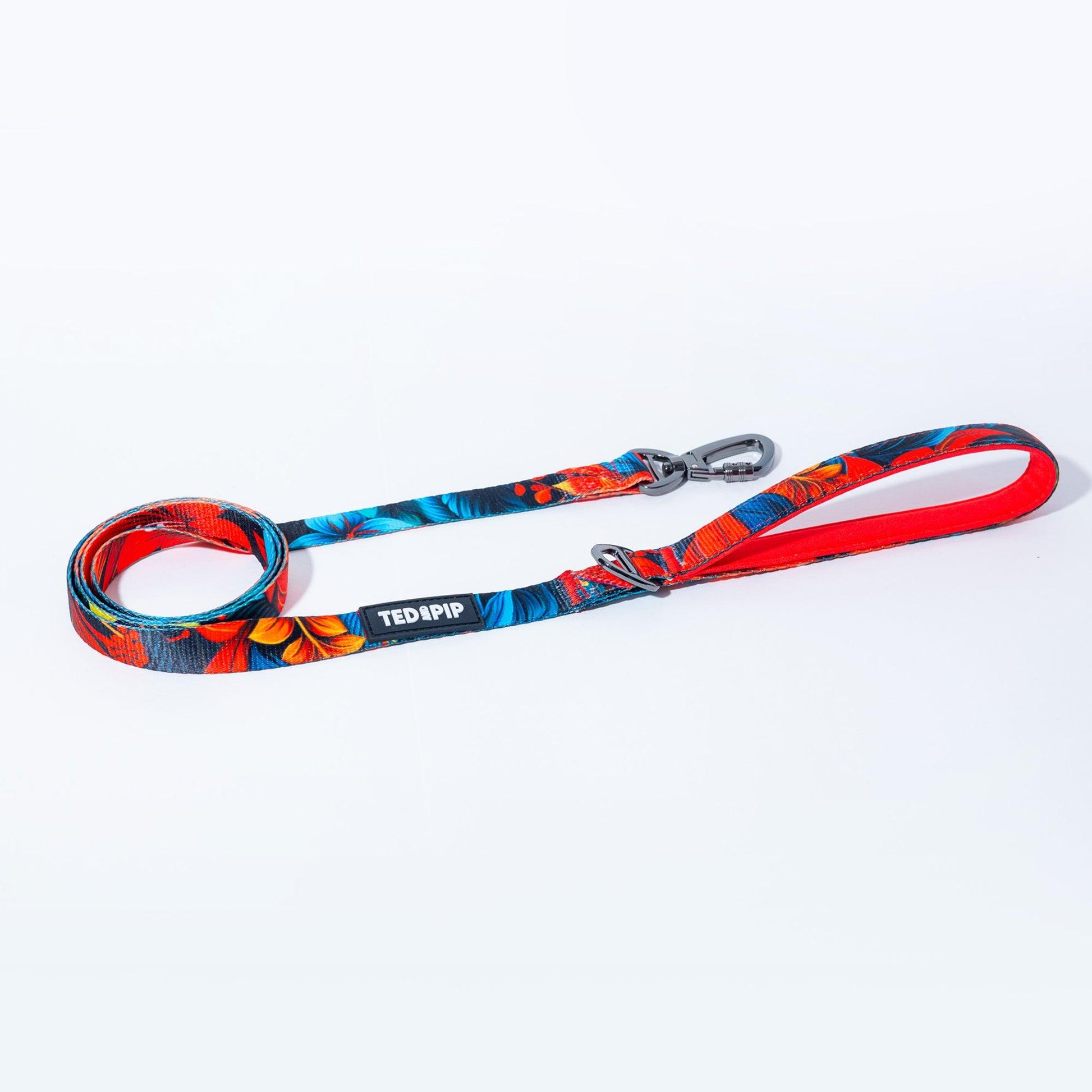 Scarlet Lily - Stylish Dog Lead - Ted & Pip - Stylish Premium Dogwear