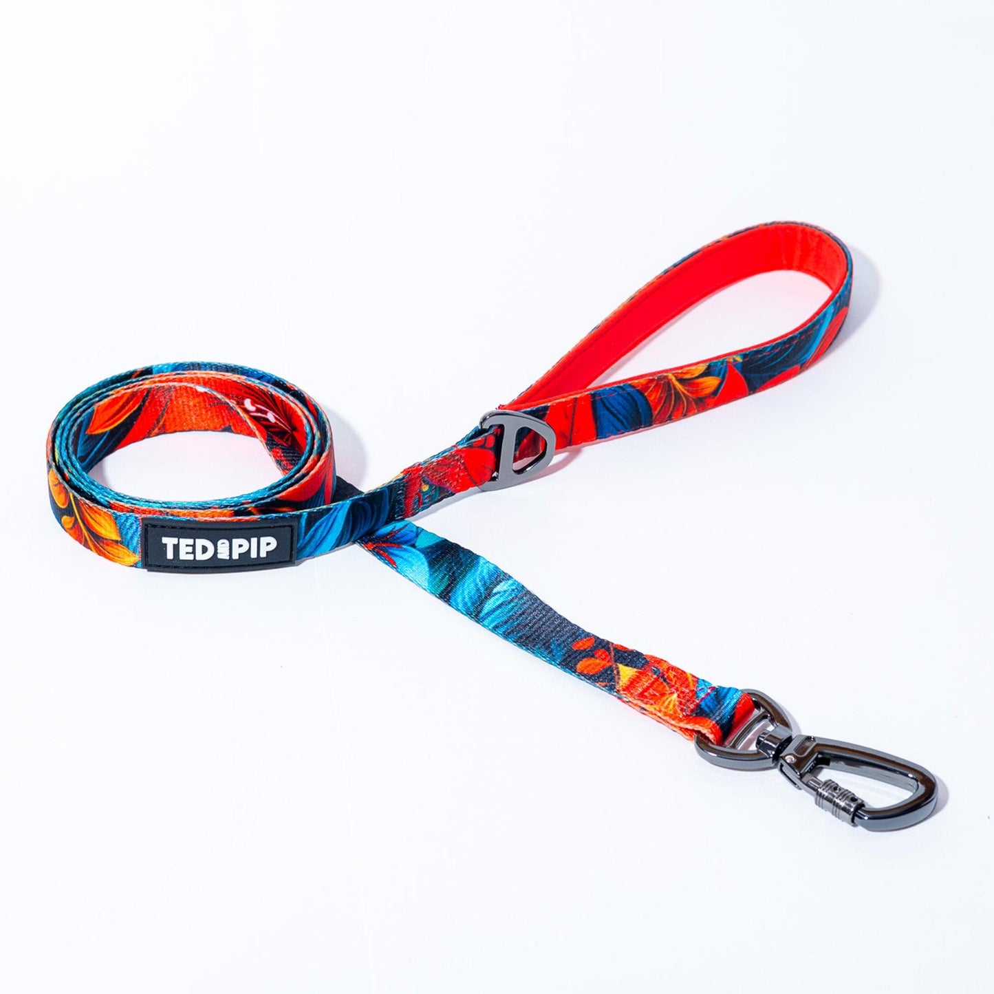 Scarlet Lily - Stylish Dog Lead - Ted & Pip - Stylish Premium Dogwear