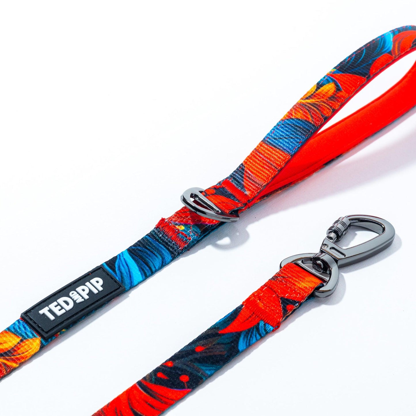 Scarlet Lily - Stylish Lead & Collar Set - Ted & Pip - Stylish Premium Dogwear